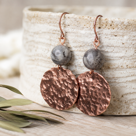 Ester - Copper Earrings
