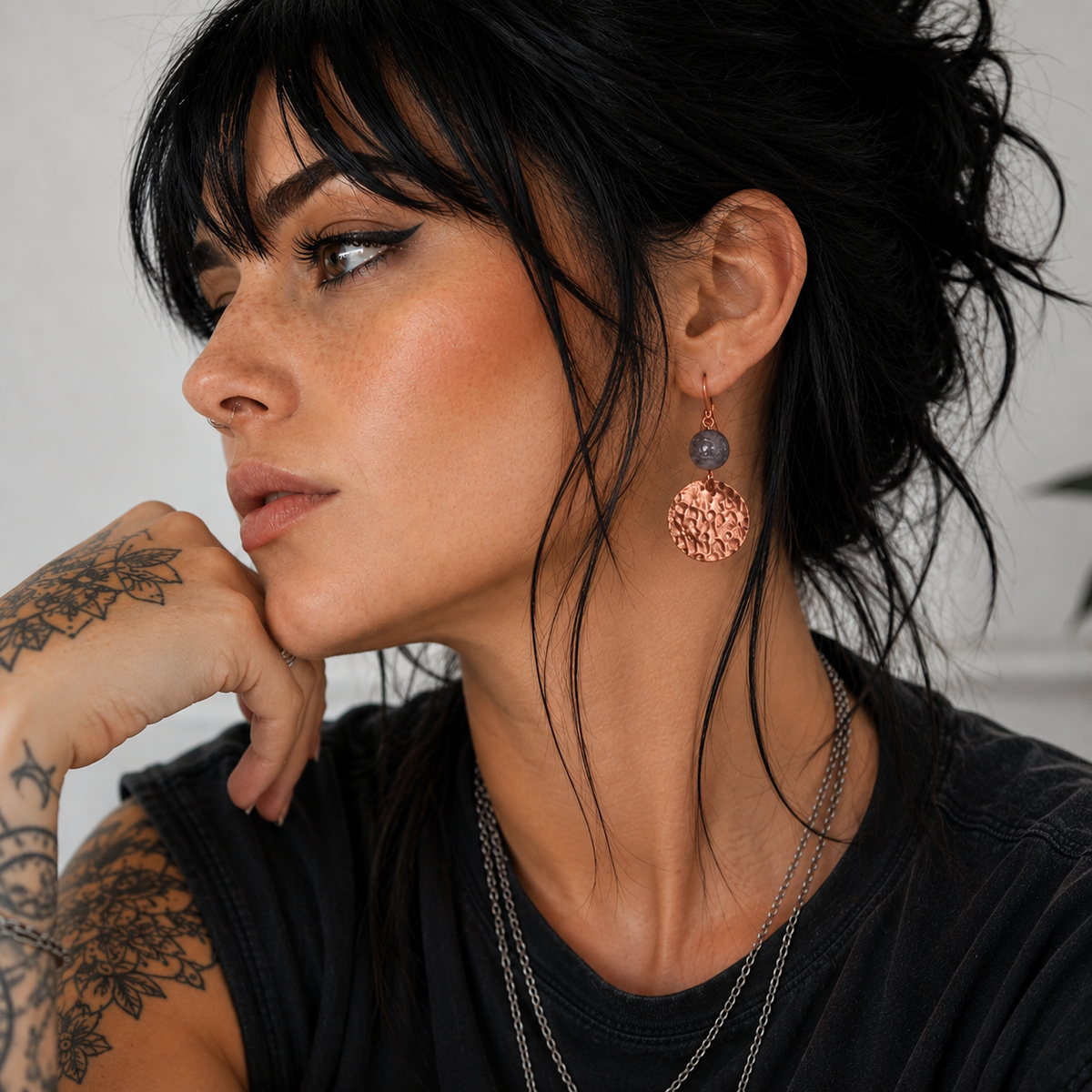 Ester - Copper Earrings