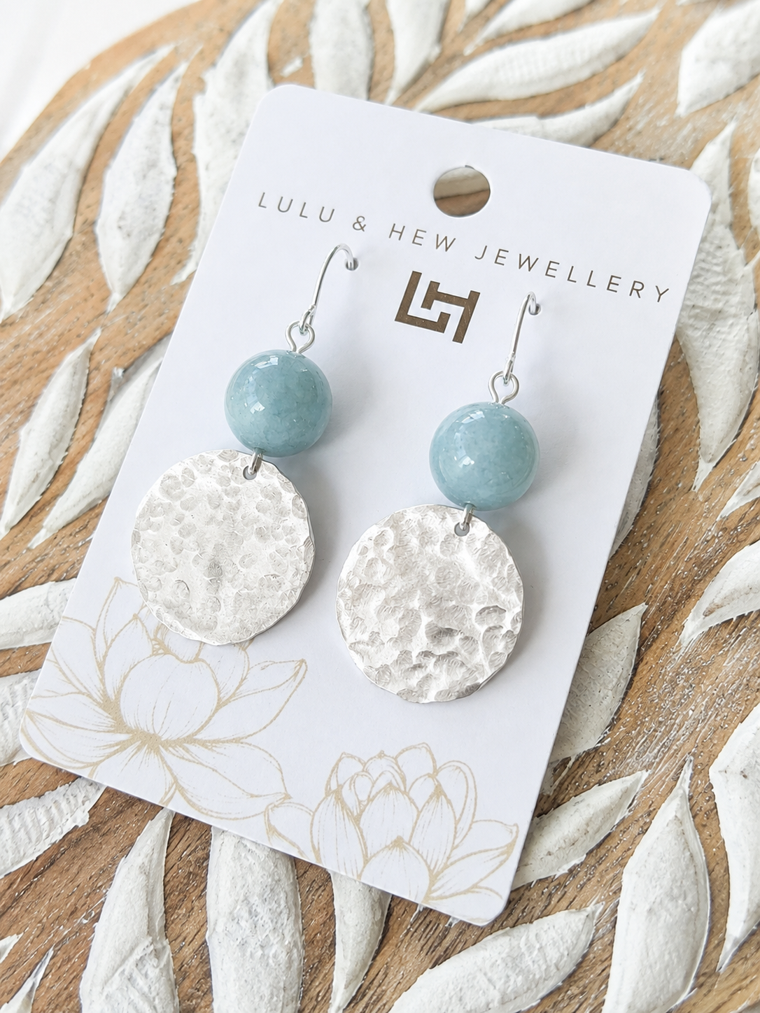 Apex - Burmese Jade & Silver Earrings