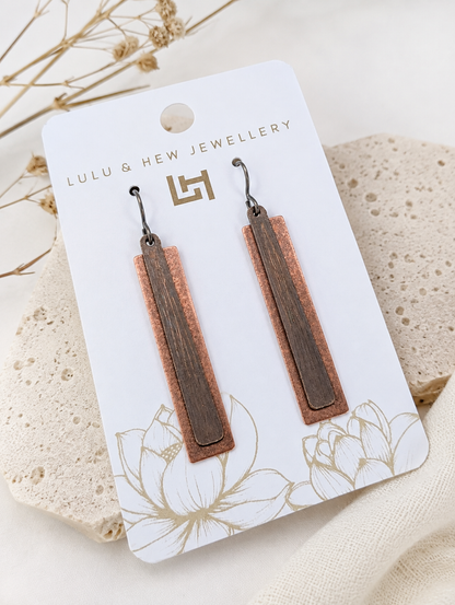 Irie - Copper & Bronze Earrings