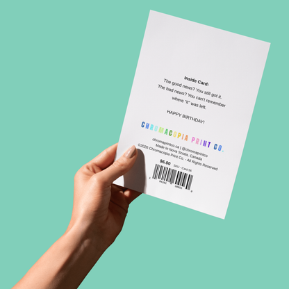 Old Lives Matter – Funny Birthday Card | Sarcastic Getting Older Greeting Card